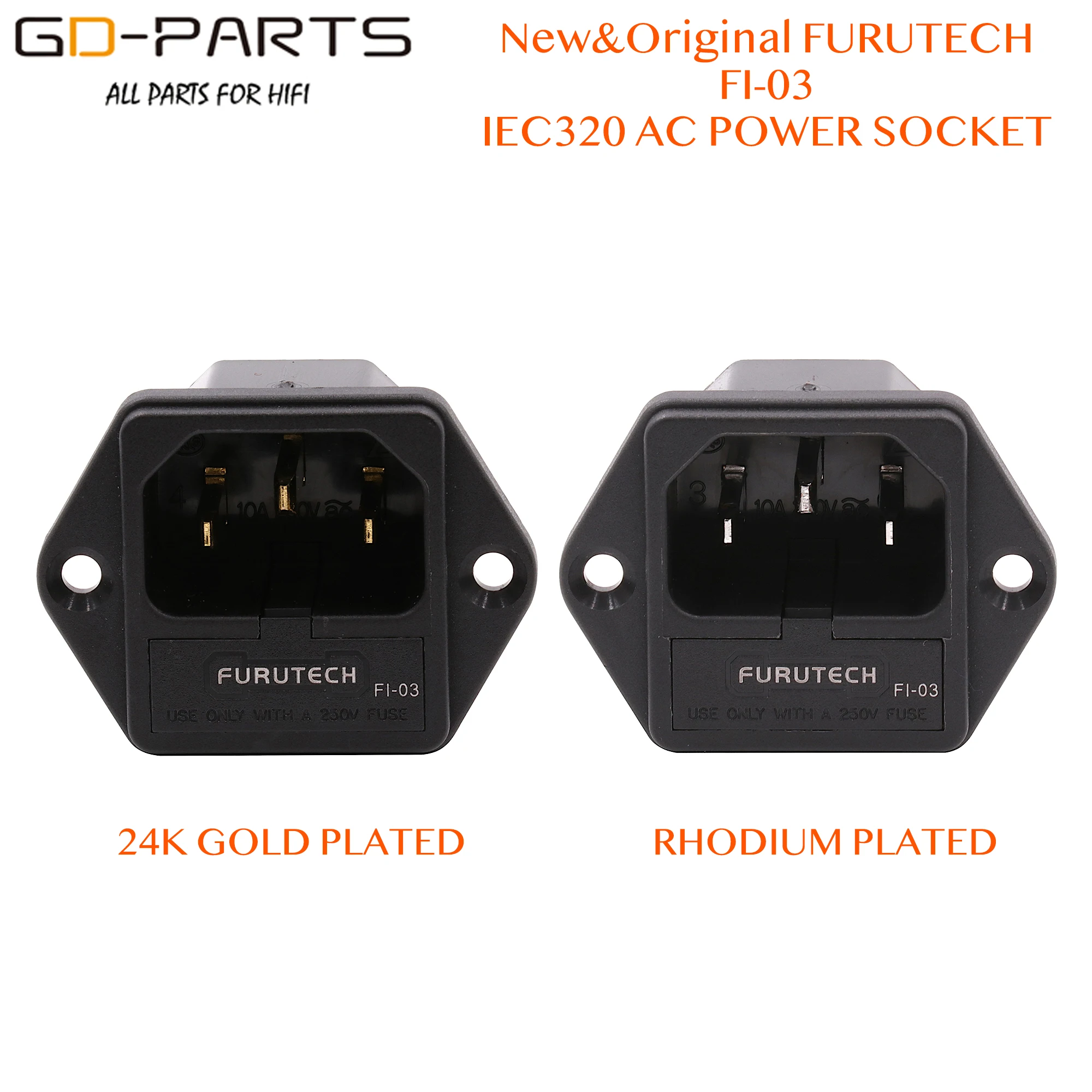Новинка оригинальная розетка FURUTECH FI 03 AC штепсельная вилка стандарта C14 с