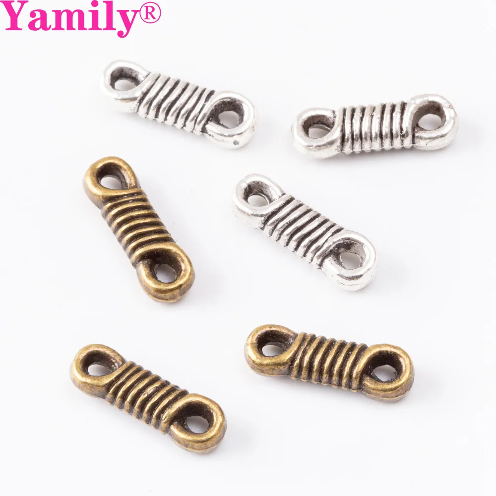 

Yamily 35 шт./14x4x4 мм Пружинные Подвески 3d Античная Бронза пружинный соединитель Подвески для DIY поставки, ювелирные аксессуары