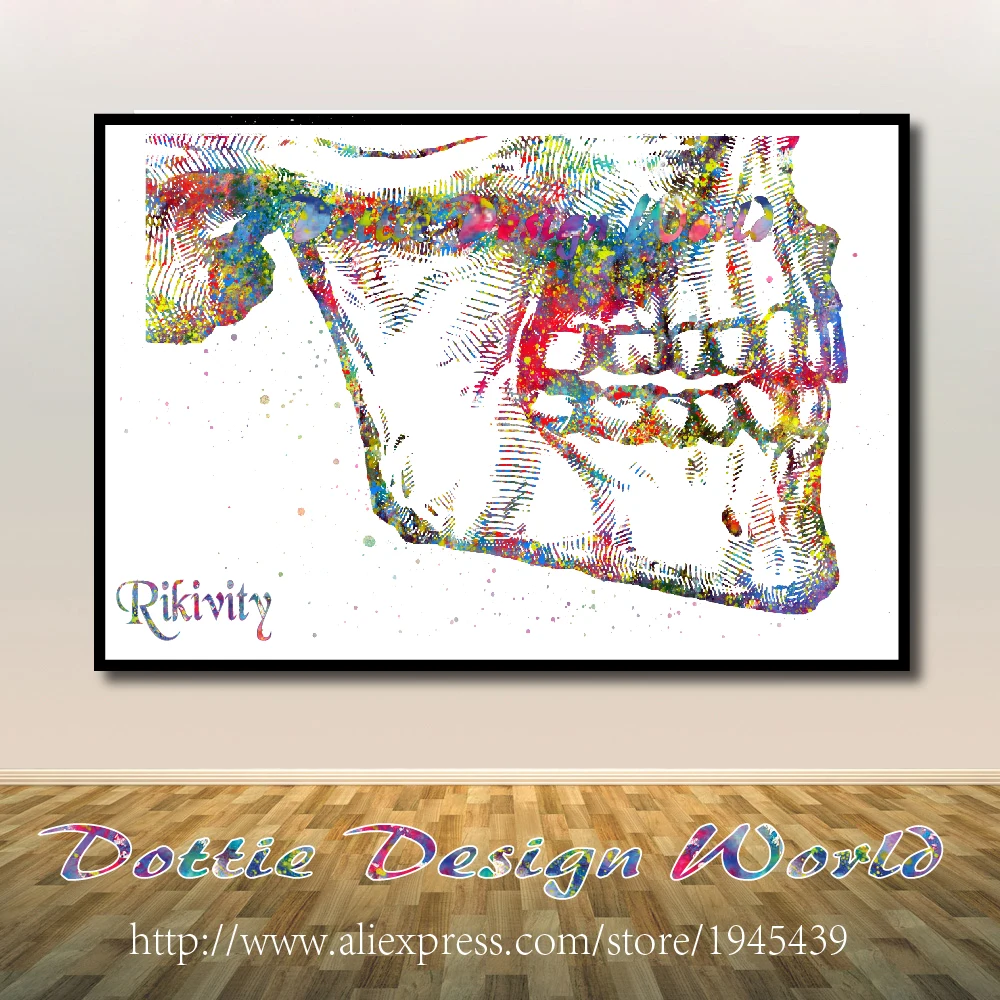 Рисунок на холсте медицинская раковая клетка|original watercolor|prints pictureswall art |