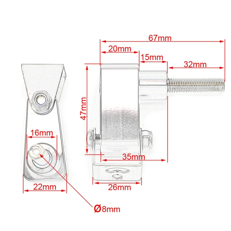 Нижняя вилка мотоцикла держатель прожектора лампы Монтажный кронштейн для BMW G310GS