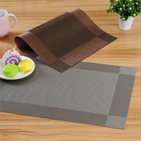 pvc placemat waterproof anti oil environmental dining table mat useful things for home kitchen supplies non slip placemats