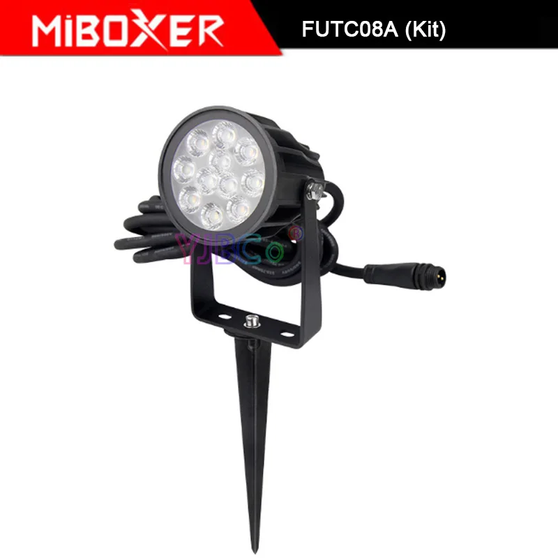 

Miboxer FUTC08A 6W RGB+CCT LED Garden Light+DC24V 65W led Power Supply +Cable connector+FUT088 2.4G wireless Remote control