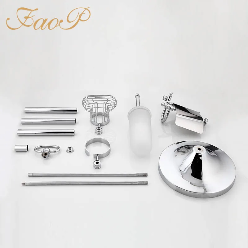 Держатели для туалетных щеток FAOP золотые антикварные латунные держатели