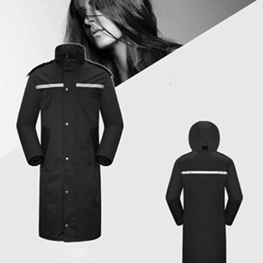 

Long Men Rain Coat Waterproof Camping Ladies Raincoat Women Motorcycle Hat Rain Pants Abrigos Mujer Impermeable Rain Cover 6YY95