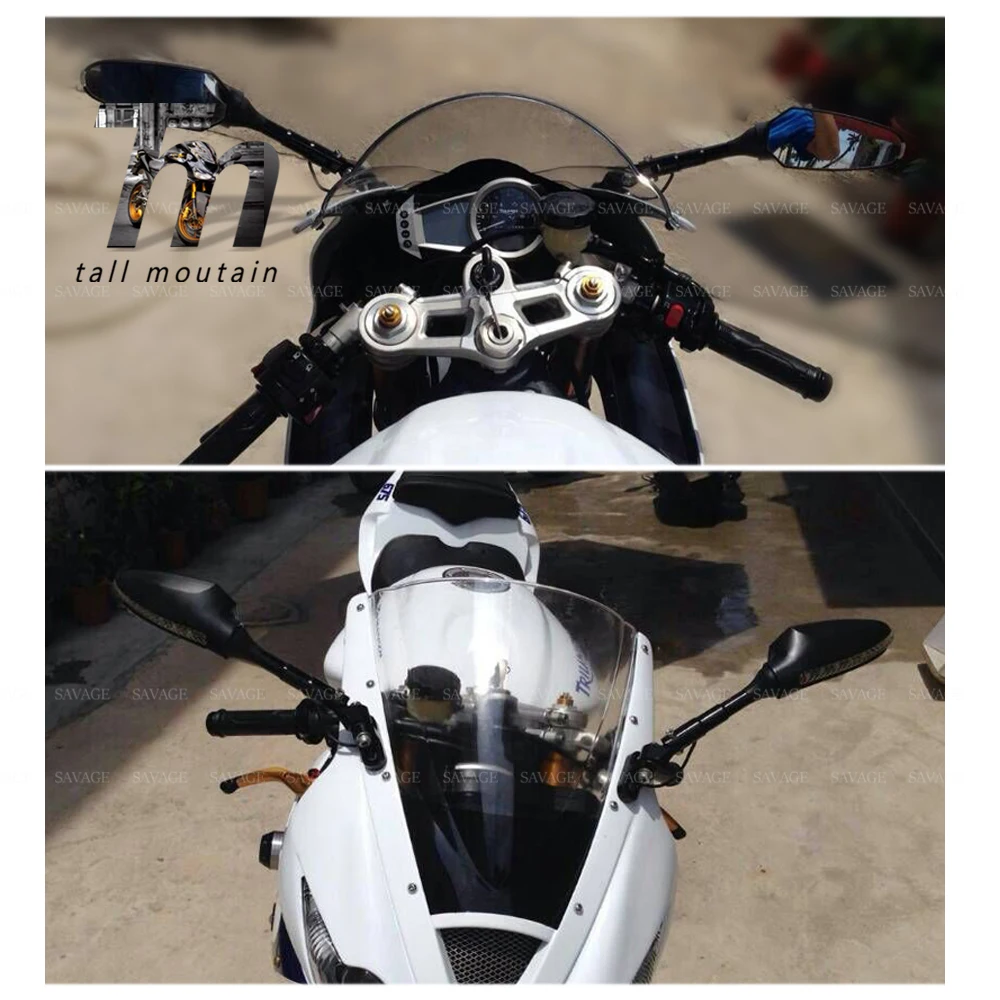 Зеркала заднего вида СВЕТОДИОДНЫЕ ПОВОРОТНЫЕ огни для YAMAHA YZF R1 2009-2014 BMW S 1000RR 2010-2018