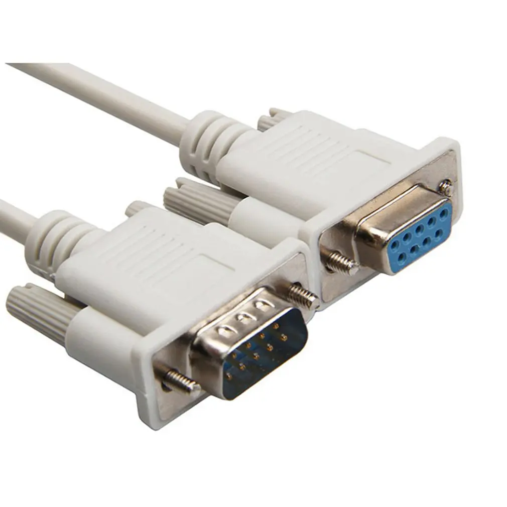 

Последовательный кабель DB9-DB9, 9-контактный последовательный кабель RS232, кабель-переходник «штырь-гнездо», 1,5 м