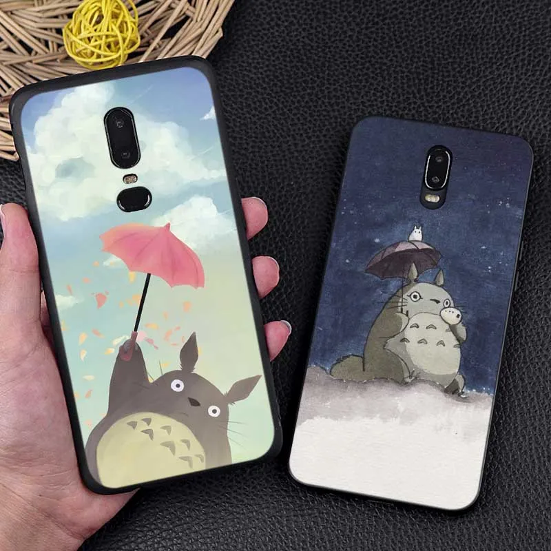 Soft silicone Cover Phone Case for oneplus one plus 7 pro 7t 6 6t 5t Totoro Anime |