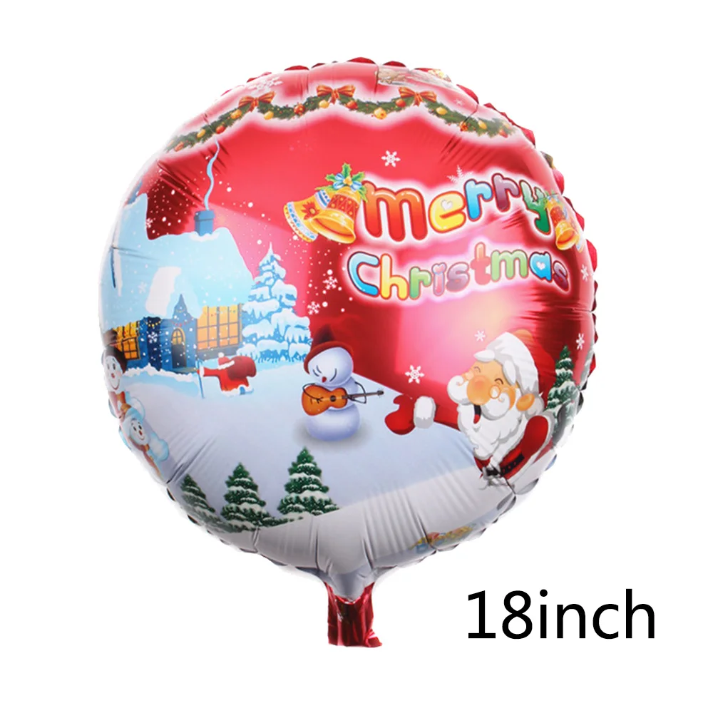 

Amawill Merry Christmas Decoration Foil Balloons For Home Cartoon Elk Banner Santa Claus Snowman Happy New Year Decor Kids Toy