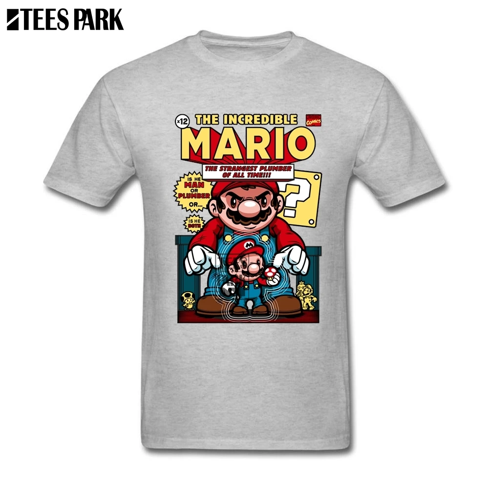 Мужские красивые футболки Марио Бро Slim Fit для взрослых аниме мультфильм оптом