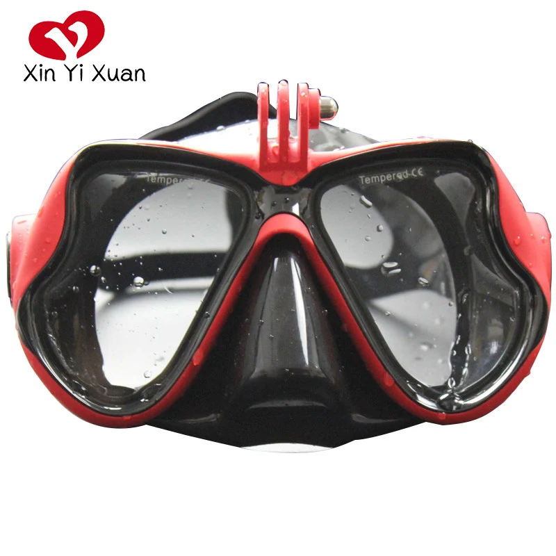 Маска для подводного плавания с защитой от тумана складывающаяся на лямках