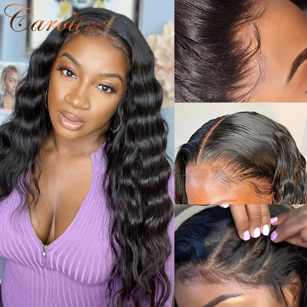 

13X4 Loose Deep Lace Front Wig 180 Density Loose Deep Lace Wigs 4x4 Loose Deep Lace Front Human Wig For Black Women