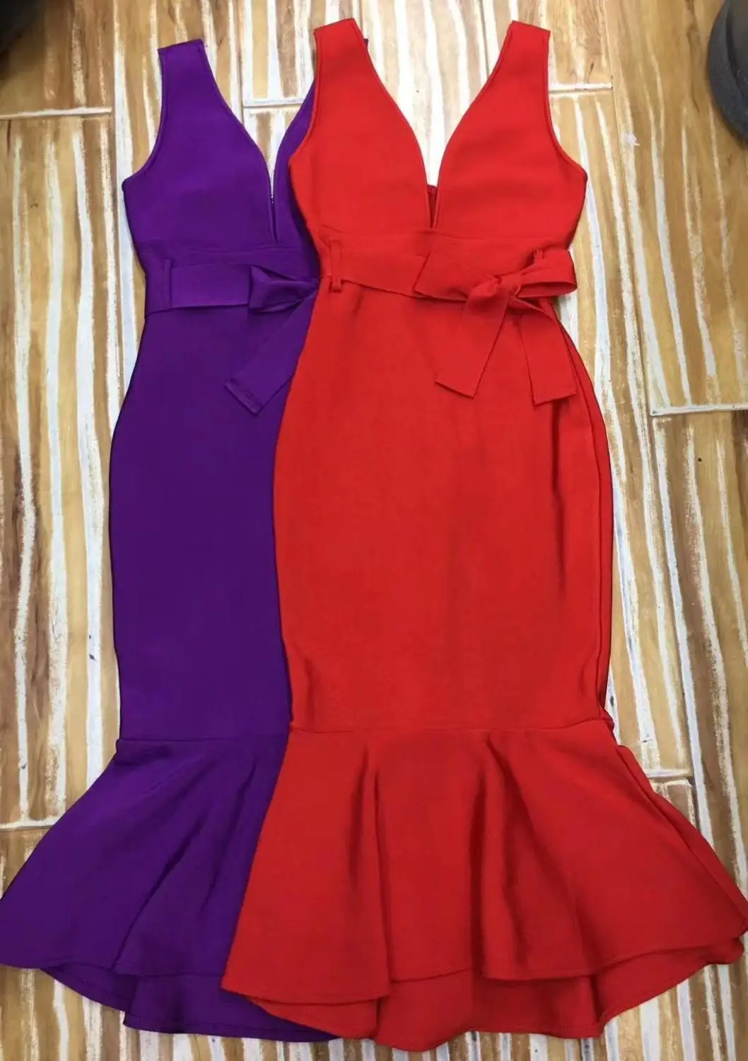 Летнее Бандажное Платье женское элегантное красное фиолетовое сексуальное