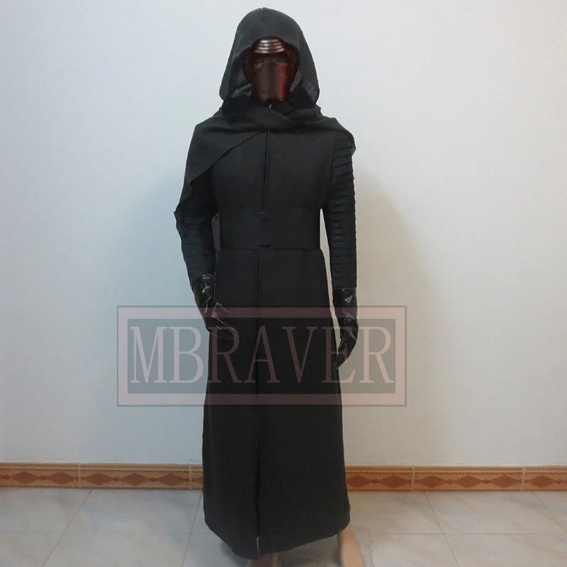 Мужской Карнавальный Костюм Пробуждение силы Kylo Ren черные вечерние костюмы