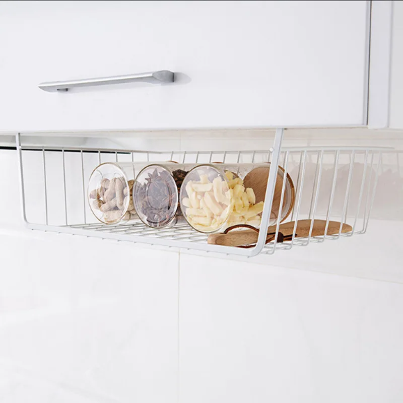 Железная сетчатая полка корзина шкаф дверь органайзер стеллаж держатели для