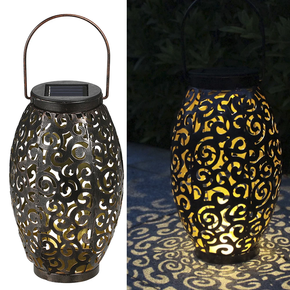 

Tomshine Outdoor Hanging Lamp Solar Power Energy LED Lantern Light IP44 Water Resistance for Patio Garden Courtyard Pathway