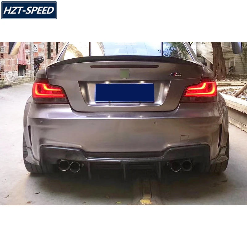 Диффузор для переднего бампера и заднего из углеродного волокна с фартуками BMW 1