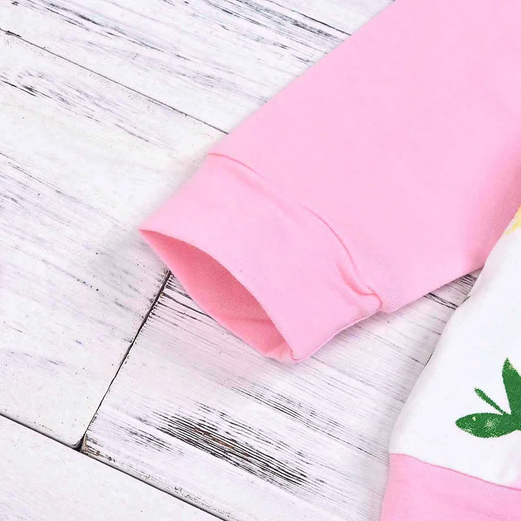 Одежда для малышей Толстовка с капюшоном и длинными рукавами цветочным рисунком