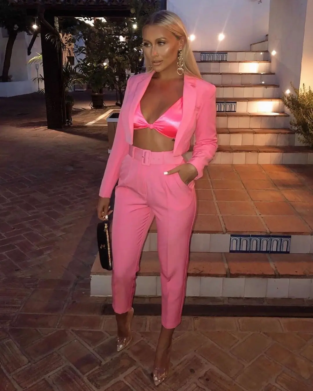 

New Fashion Jacket Set Office Lady Sexy Women Suit Straight Pants Party Club Outfits 2 Piece Set Long Sleeve Pants Women Suits