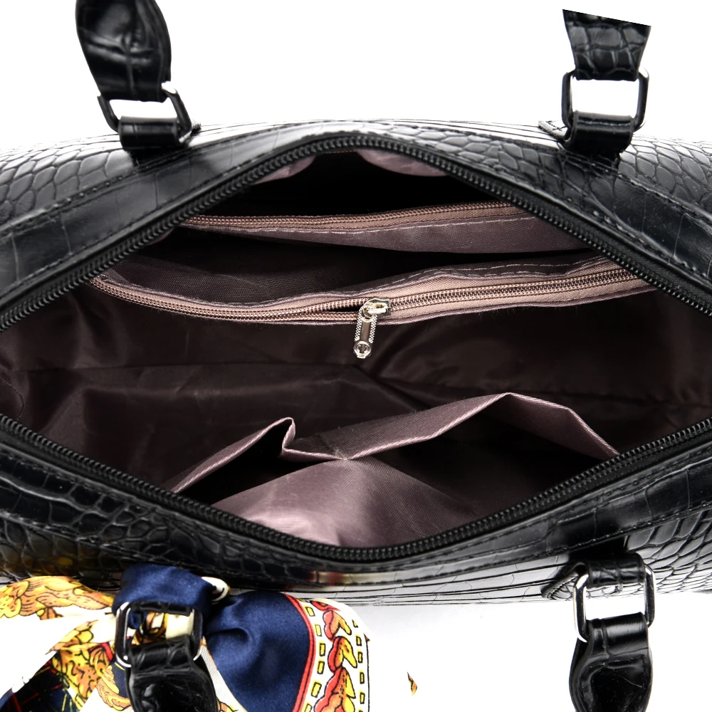 ZMQN Bolsa Feminina 2020 женская сумка из крокодиловой кожи Бостонская на плечо для женщин