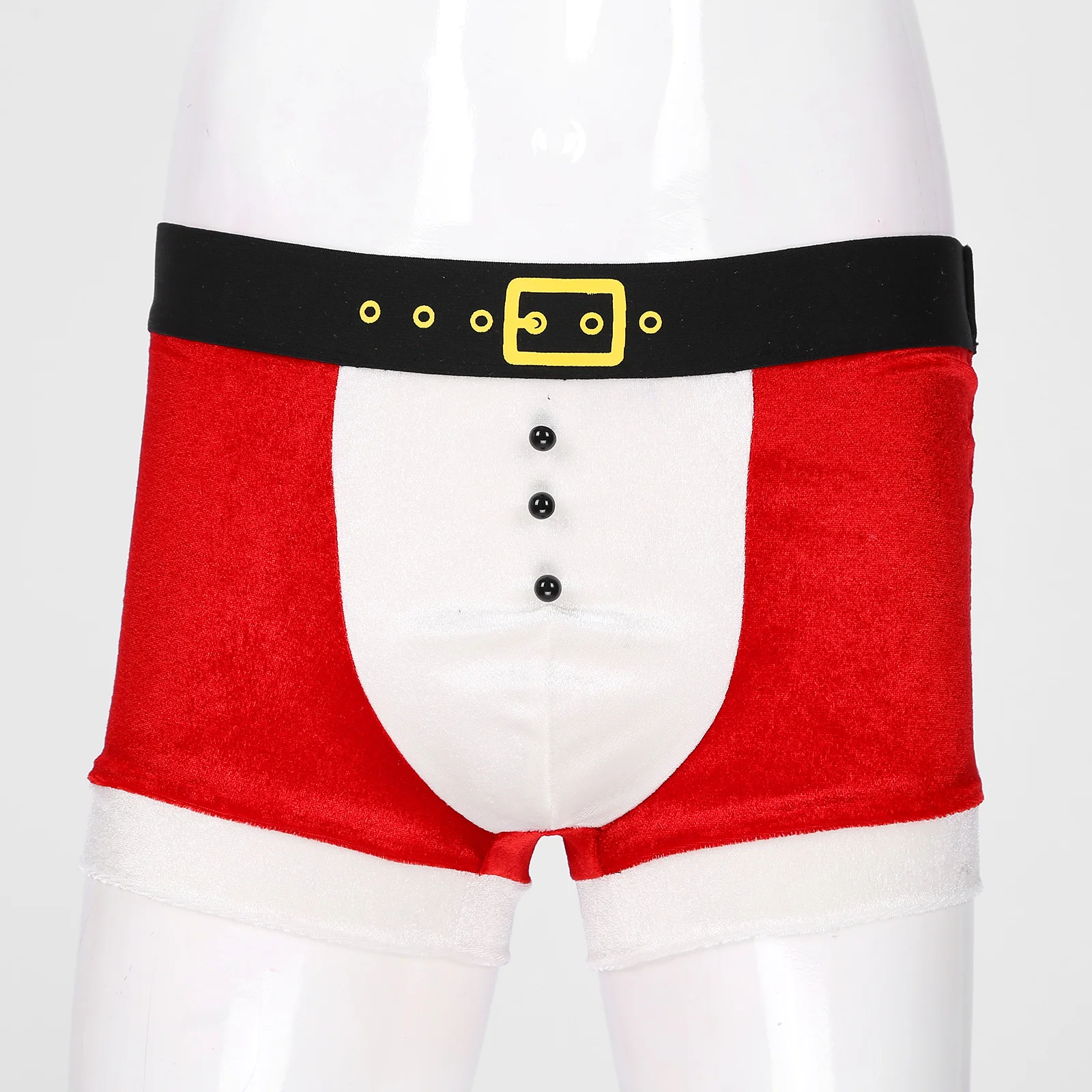 Мужские бархатные трусы-боксеры с заниженной талией | Тематическая одежда и