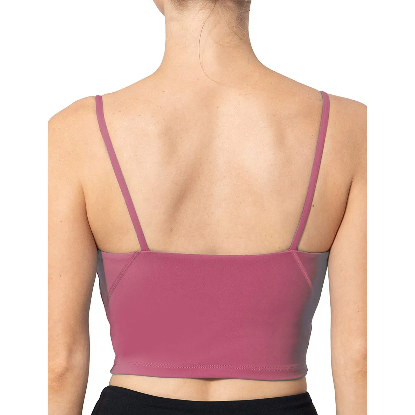 Модный укороченный топ Женский Повседневный жилет без рукавов Дамская Съемная