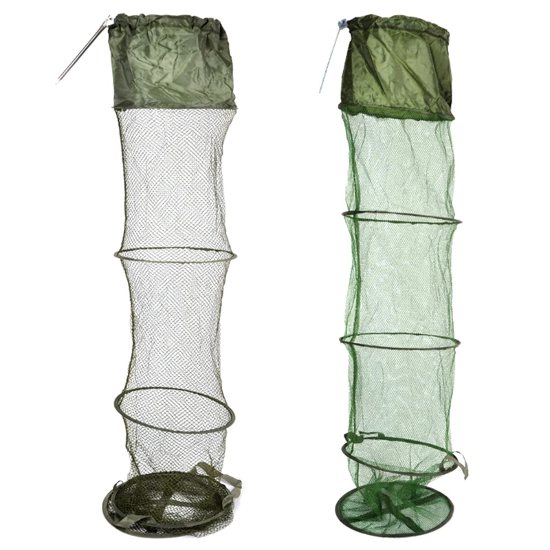 

5Layer Foldable Fishing Basket Dipped Keep Fish Alive in the Water