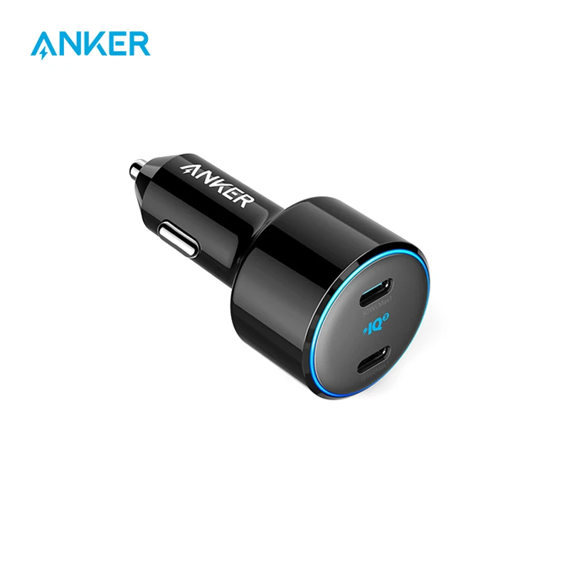 

USB C Car Charger, Anker 48W 2-Port PIQ 3.0 Fast Charger Adapter, PowerDrive+ III Duo with Power Delivery for iPhone 11/11 Pro/1