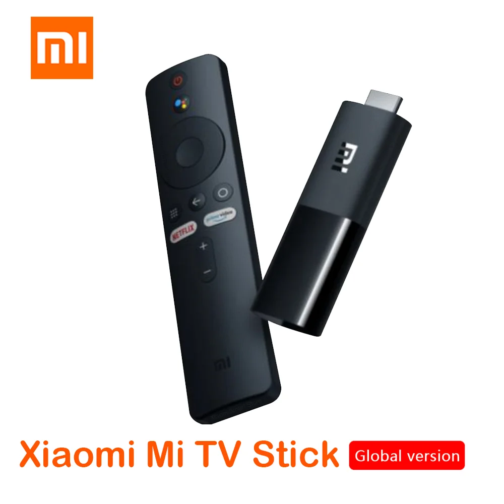 Xiaomi Mi TV Stick 2K HDR HDMI четырехъядерный DDR4 Bluetooh Wifi Dolby DTS HD Двойное декодирование Google