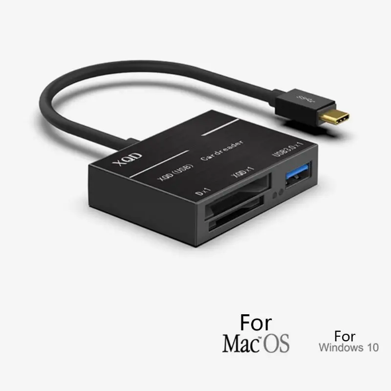 Type-C to XQD/SD Card High Speed Reader USB3.0 Camera Computer Kit Adapter for Sony G Series Lexar XQD Cards | Компьютеры и офис
