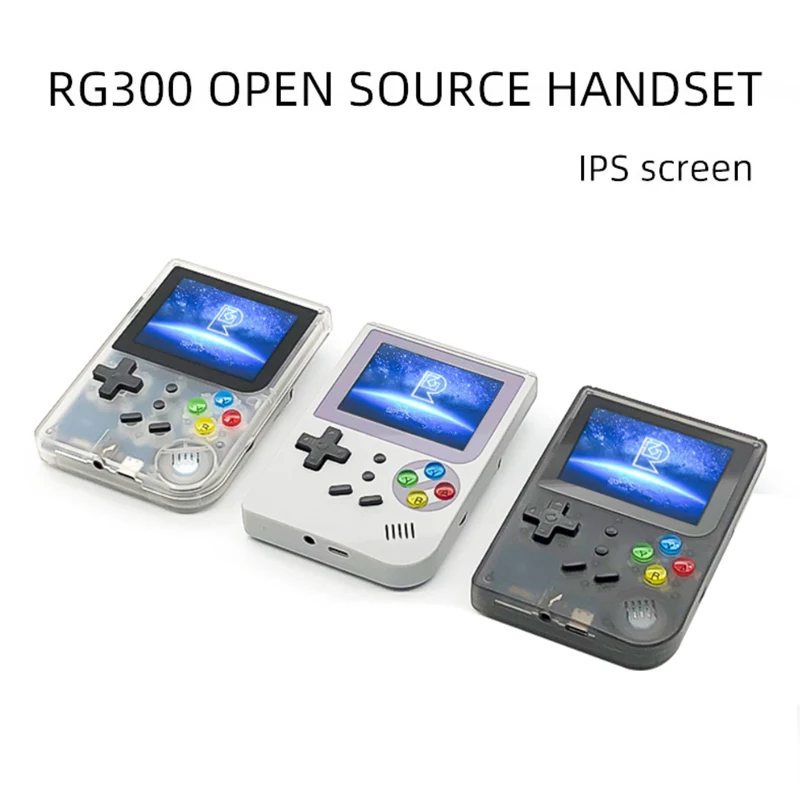 

Новая игровая консоль RG300 в стиле ретро, 3,0 дюйма, IPS-экран, 12000 классических игр, 32 ГБ, двойная система Linux, портативный ручной игровой плеер