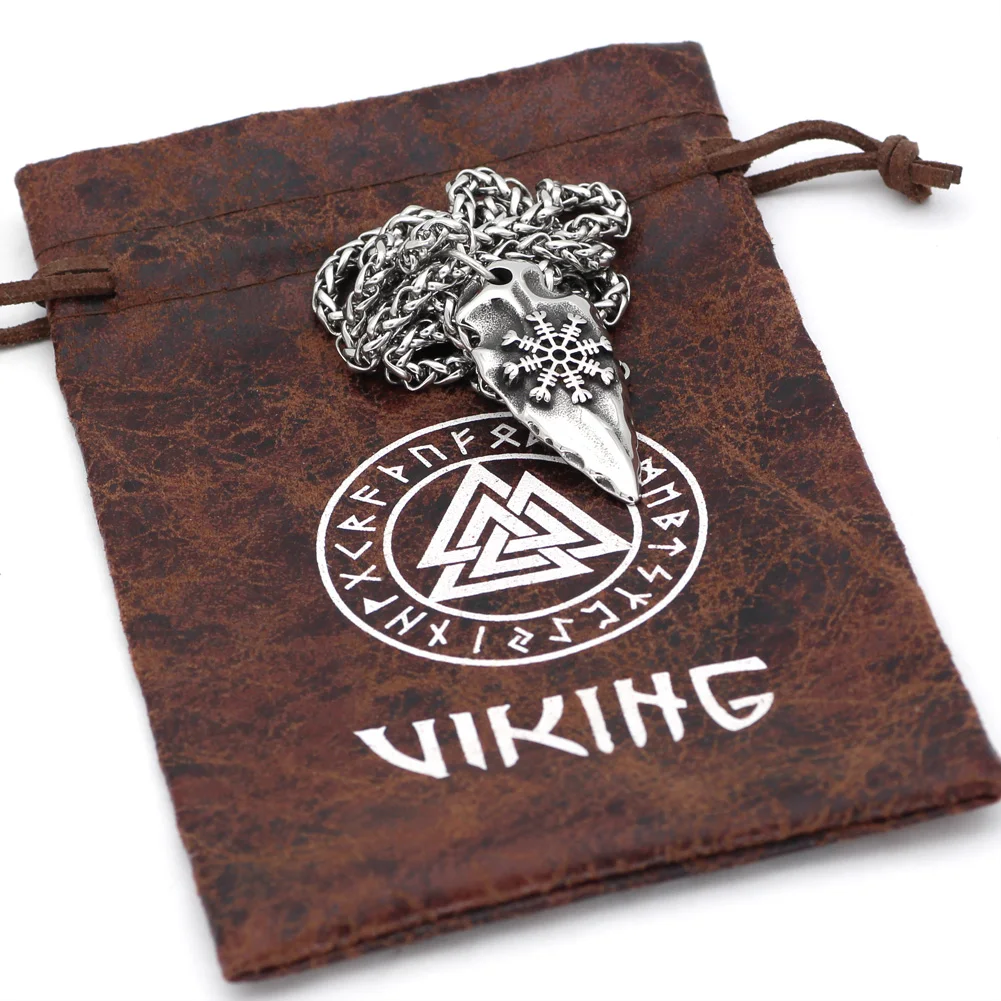 Норвежский викинг valknut Vegvisir odin меч Gungnir ожерелье с подвеской в форме Руны из