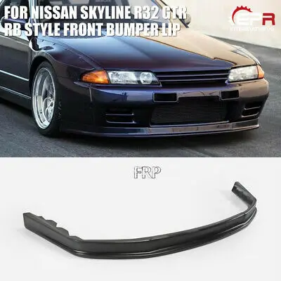 Для Nissan R32 Skyline GTR robstyle FRP волоконный Неокрашенный передний бампер губа внешний