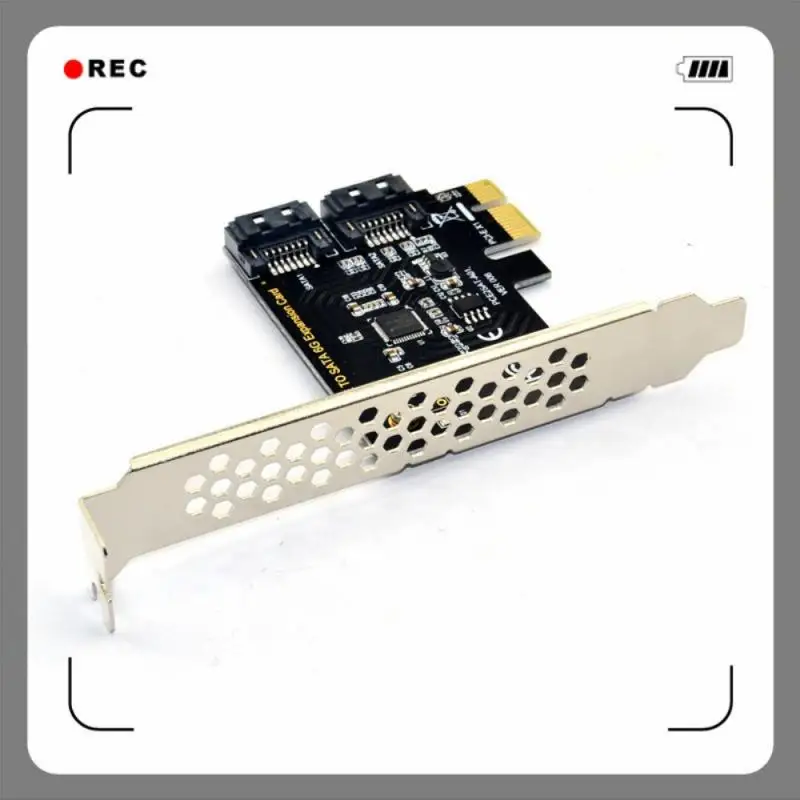 

1pcs New Desktop PCI-E To Sata3.0 Expansion Card 2 Port 6G Transfer Hard Disk IPFS Hard Disk Card SSD Solid State Card Transfer