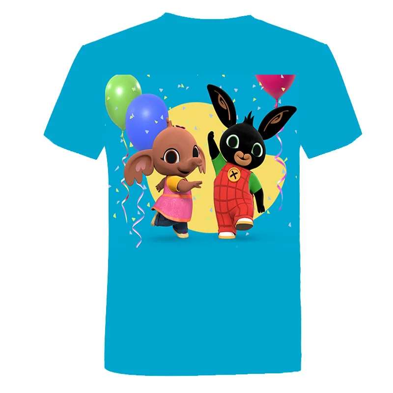 

2021Best-sellingsummer Bing Rabbits Tops T-Shirt Child 3D Print O-Neck Short Sleeve Boys And Girls Funny Casual Tees Tops Unisex