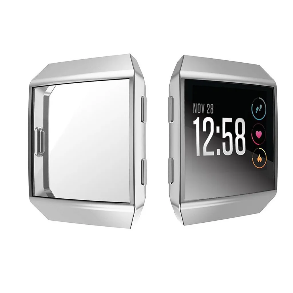 20/все вокруг экрана Защитный чехол для Fitbit Ionic Смарт часы покрытие из ТПУ протектор экрана закаленное 3D полное покрытие