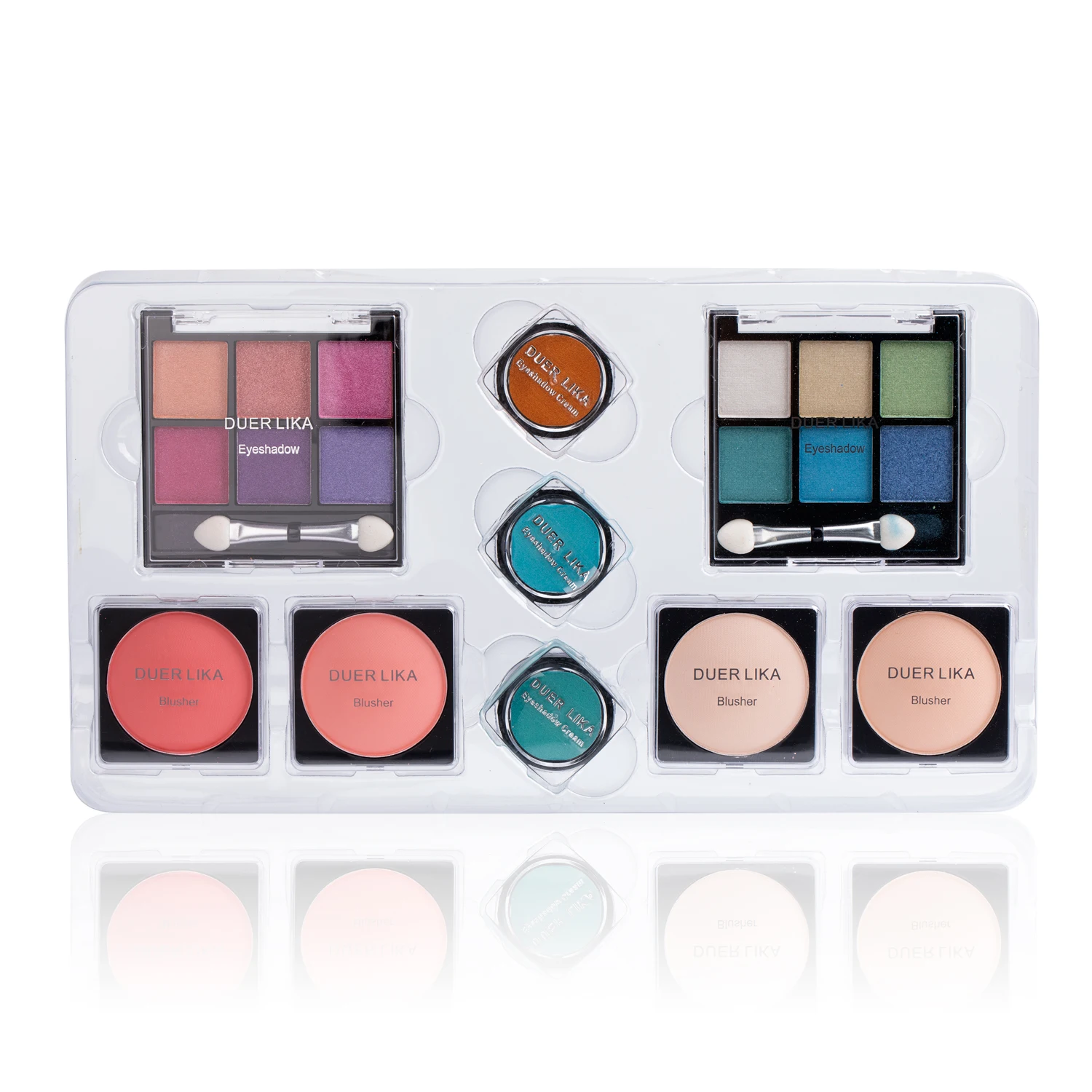 Профессиональные Тени для век 24 цвета румяна косметическая основа пудра лица