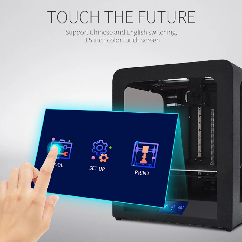 Набор для 3d-печати EZT 3D-принтер с сенсорным экраном и подогревом платформы |