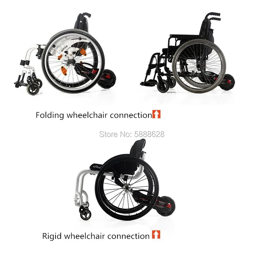 

Free shipping Gear Motor Electric Wheelchair Lithium Battery Tractor DIY Rear Power Assisted