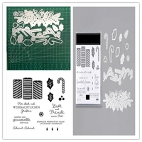 christmas advent metal cutting dies and stamps diy scrapbooking photo album paper card decoration craft embossing template