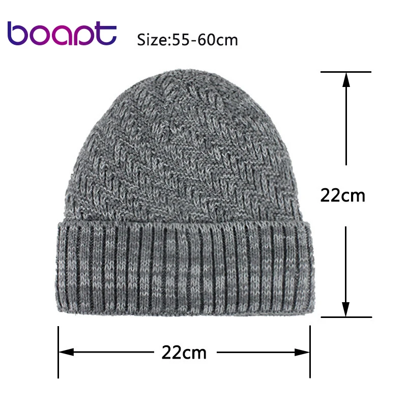 Мужские зимние вязаные шерстяные шапки для женщин шапочки Теплая Лыжная шапочка