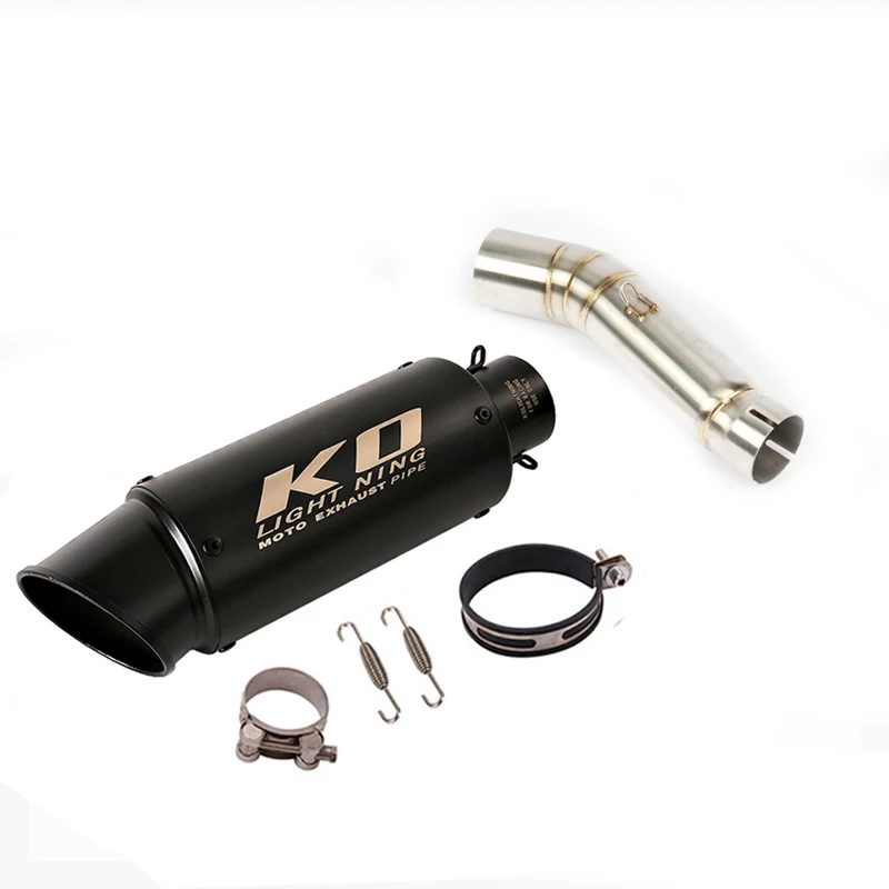 

Motorcycle Exhaust Pipe Muffler Baffle Pipe Escape Middle Connection for Honda CBR500 CB500F CB500X