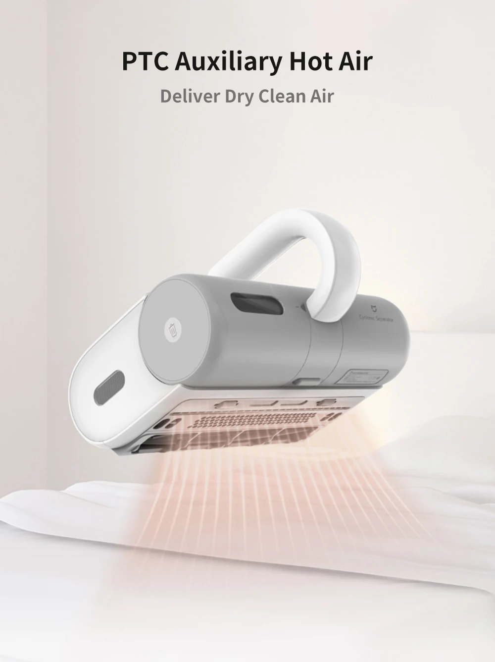 XIAOMI Mijia беспроводной вакуумный прибор для удаления клещей ультрафиолетового света 85000 об/мин, бесщеточный двигатель для удаления клещей пылесос