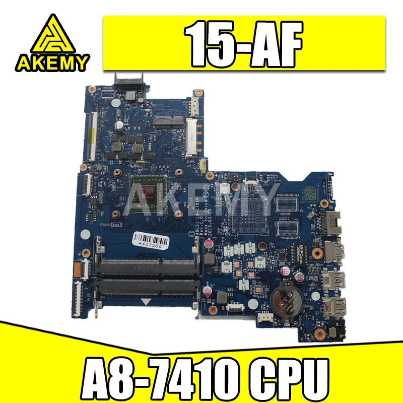 

AKemy 813969-001 813969-501 ABL51 LA-C781P for HP Notebook 15-AF Series motherboard A8-7410 100% fully Tested