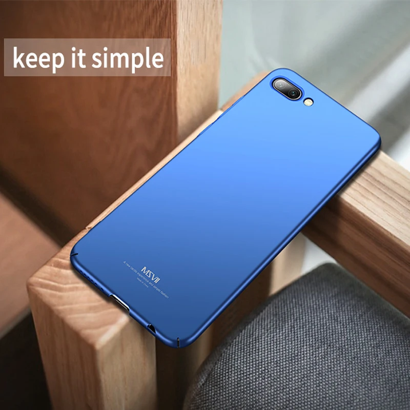 Чехол для Honor 10 9 Lite MSVII Жесткий PC легкий матовый чехол ультра тонкий матовый чехол для Huawei Honor 8 9 10 Lite чехол для телефона