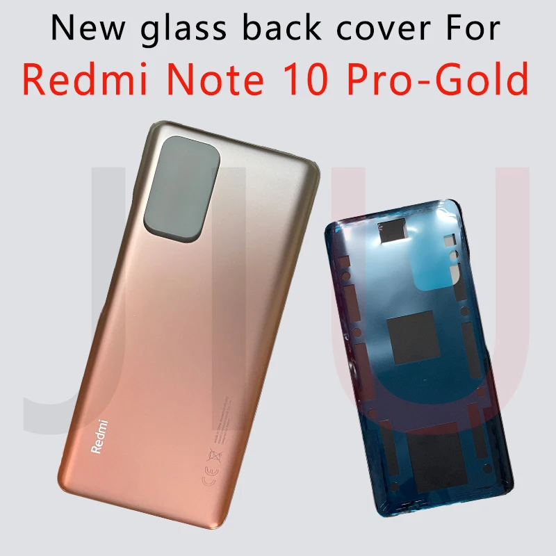 Для Redmi Note 10 Pro 100% новый Батарея Стекло задняя крышка Заменить чехол для note pro