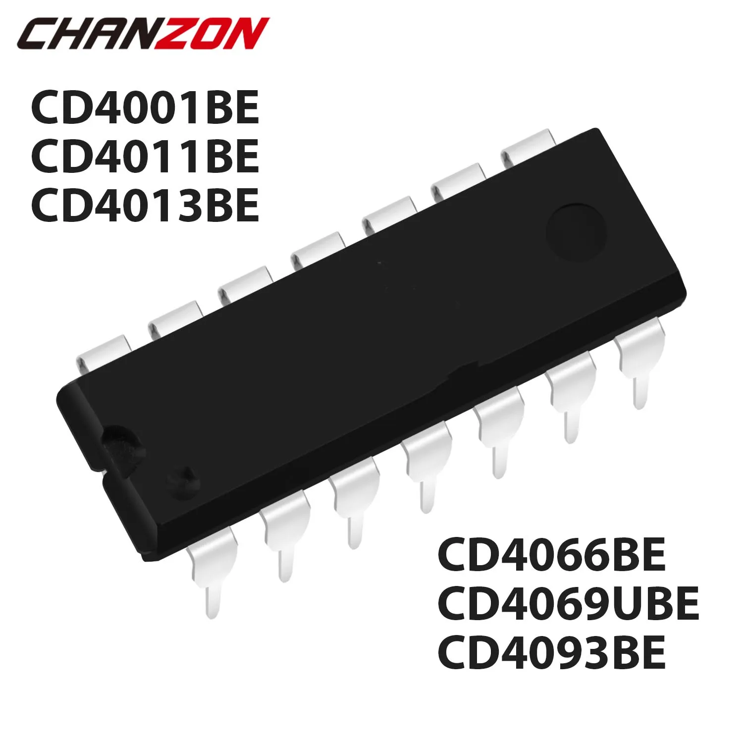 Интегральная схема CD4001BE CD4001 4001BE CD4011BE CD4011 TC4011BP CD4013BE CD4013 DIP 4013BE 4013 DIP14 IC новая