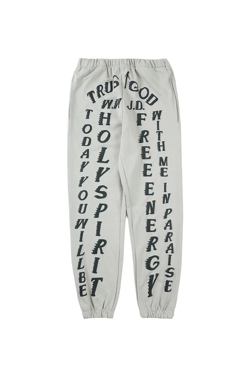 Мужские и женские тренировочные штаны Kanye сервисные брюки CPFM.XYZ с кулиской