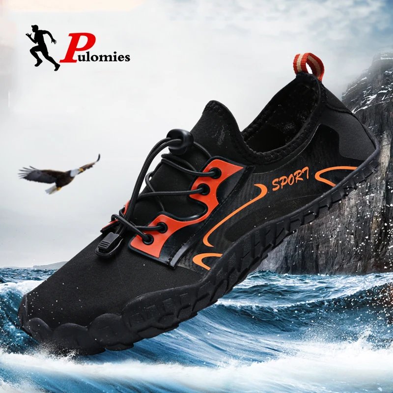 

Кроссовки мужские для пляжа, летняя Уличная обувь для бисероплетения, Повседневные Дышащие сникерсы, спортивная обувь для мужчин, обувь для...