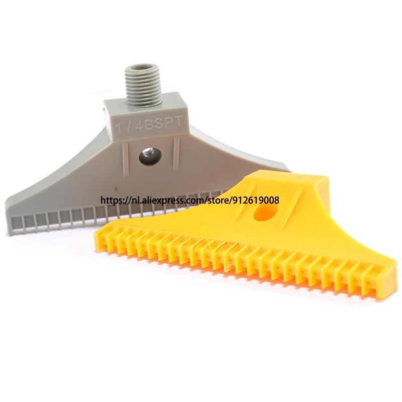 

1/4 Inch 110mm Plastic Drying Air Knife Wind Jet Spray Nozzles Air Blowing Off Drying Cooling Wind Jet Spray Nozzle
