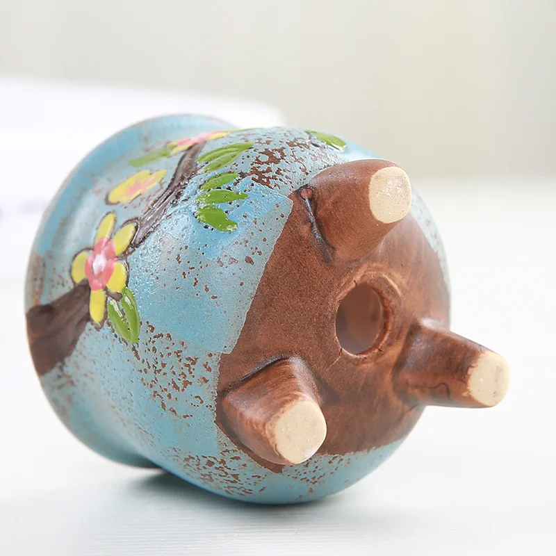 Маленький милый цветочный горшок для садоводства корейский большого пальца